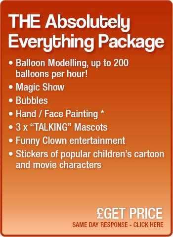 THE Absolutely Everything package party package details